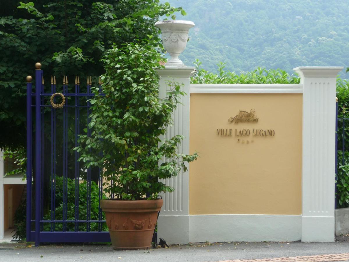 Ville Lago Lugano Porto Ceresio Exteriör bild