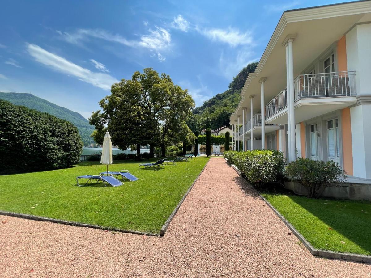 Ville Lago Lugano Porto Ceresio Exteriör bild