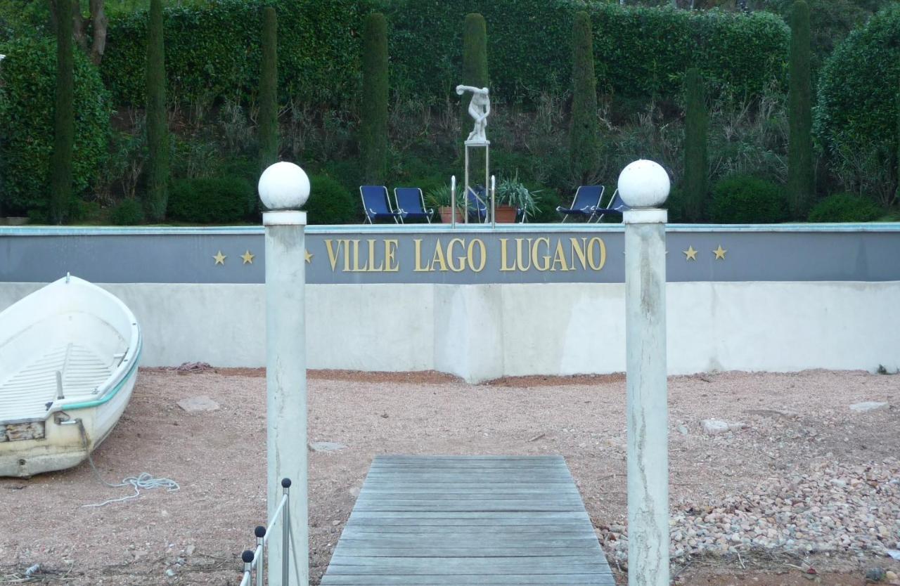Ville Lago Lugano Porto Ceresio Exteriör bild