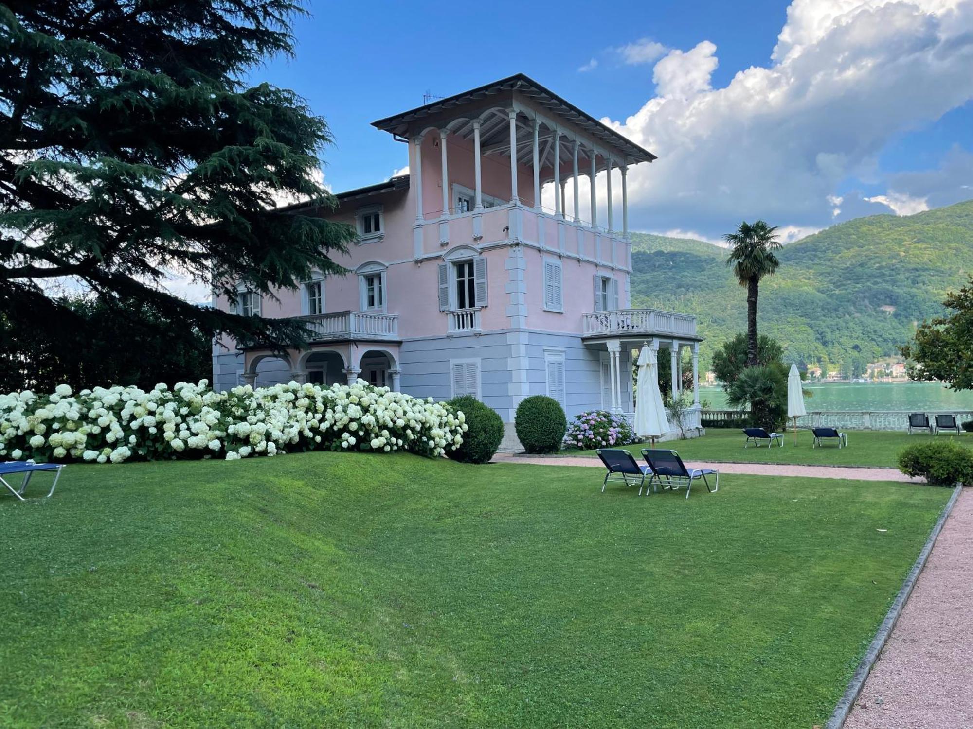 Ville Lago Lugano Porto Ceresio Exteriör bild