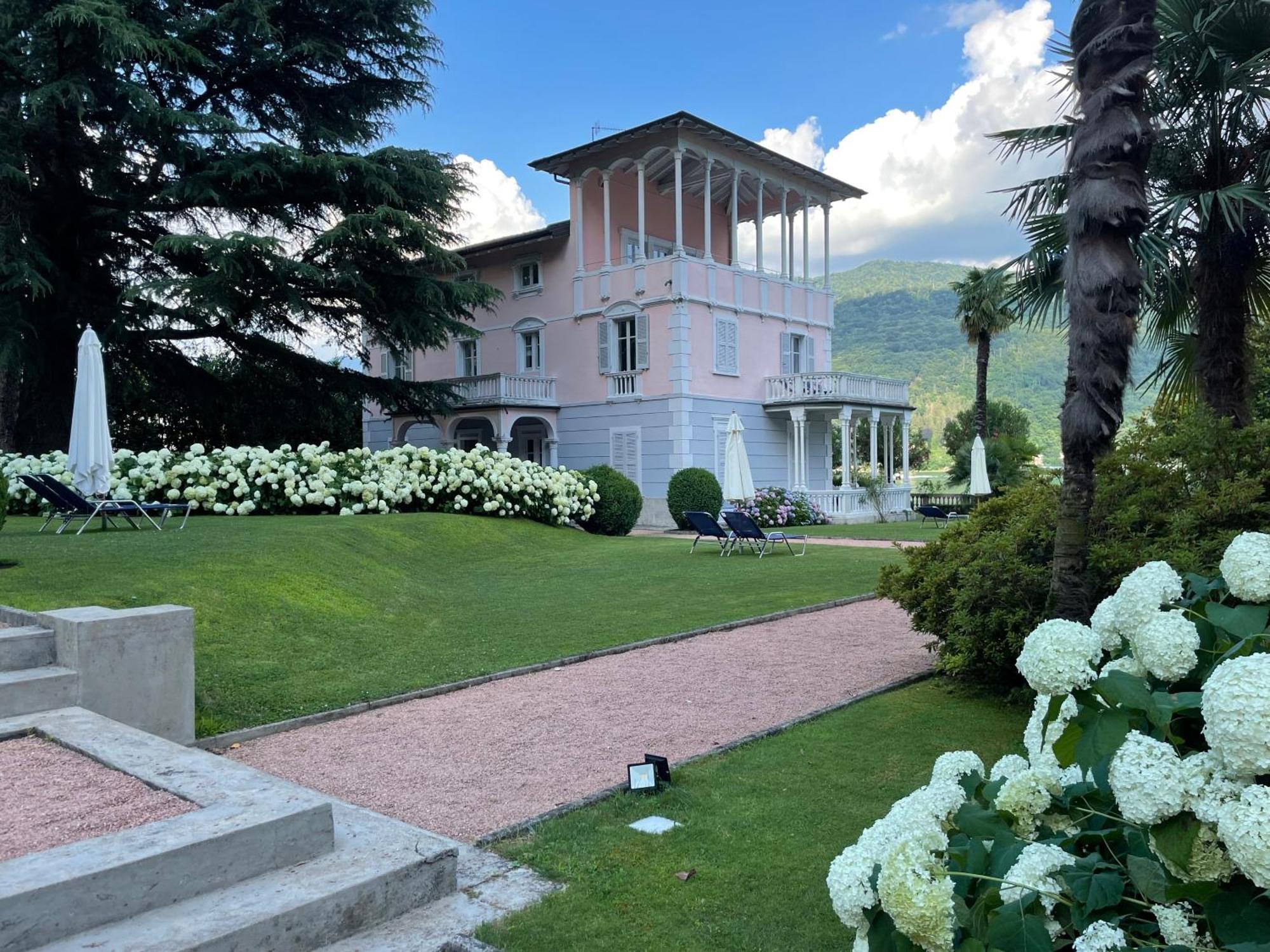 Ville Lago Lugano Porto Ceresio Exteriör bild